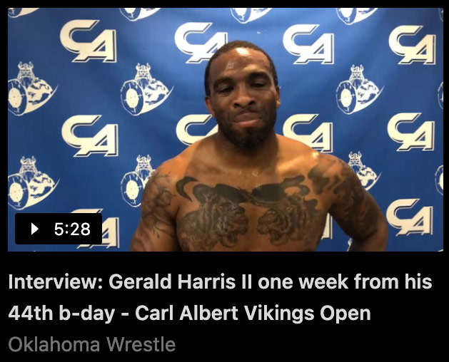 Interview: Gerald Harris II one week from his 44th b-day - Carl Albert Vikings Open