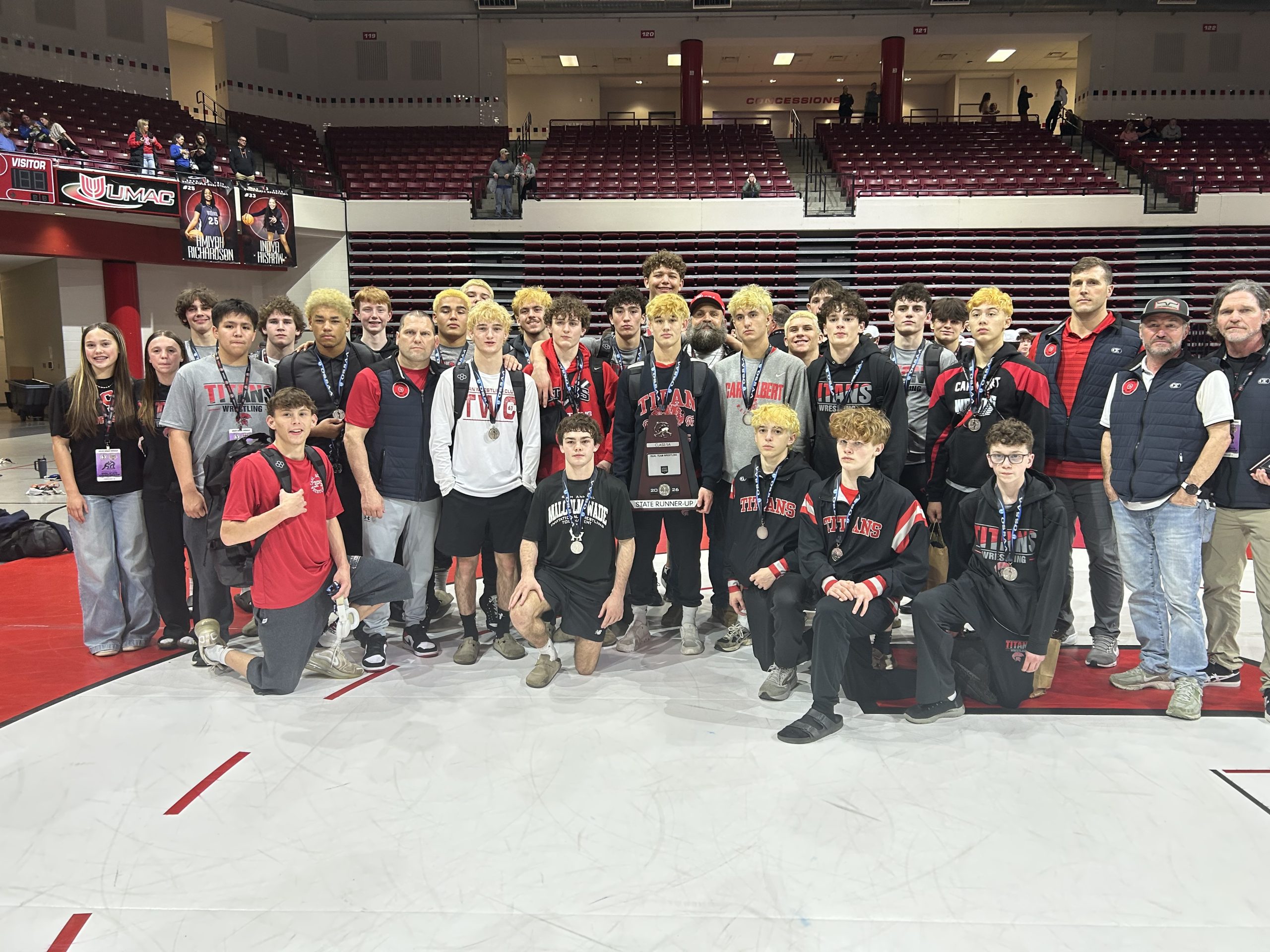 Dual State 5A runner-up Carl Albert. Photo: Mark Kirk
