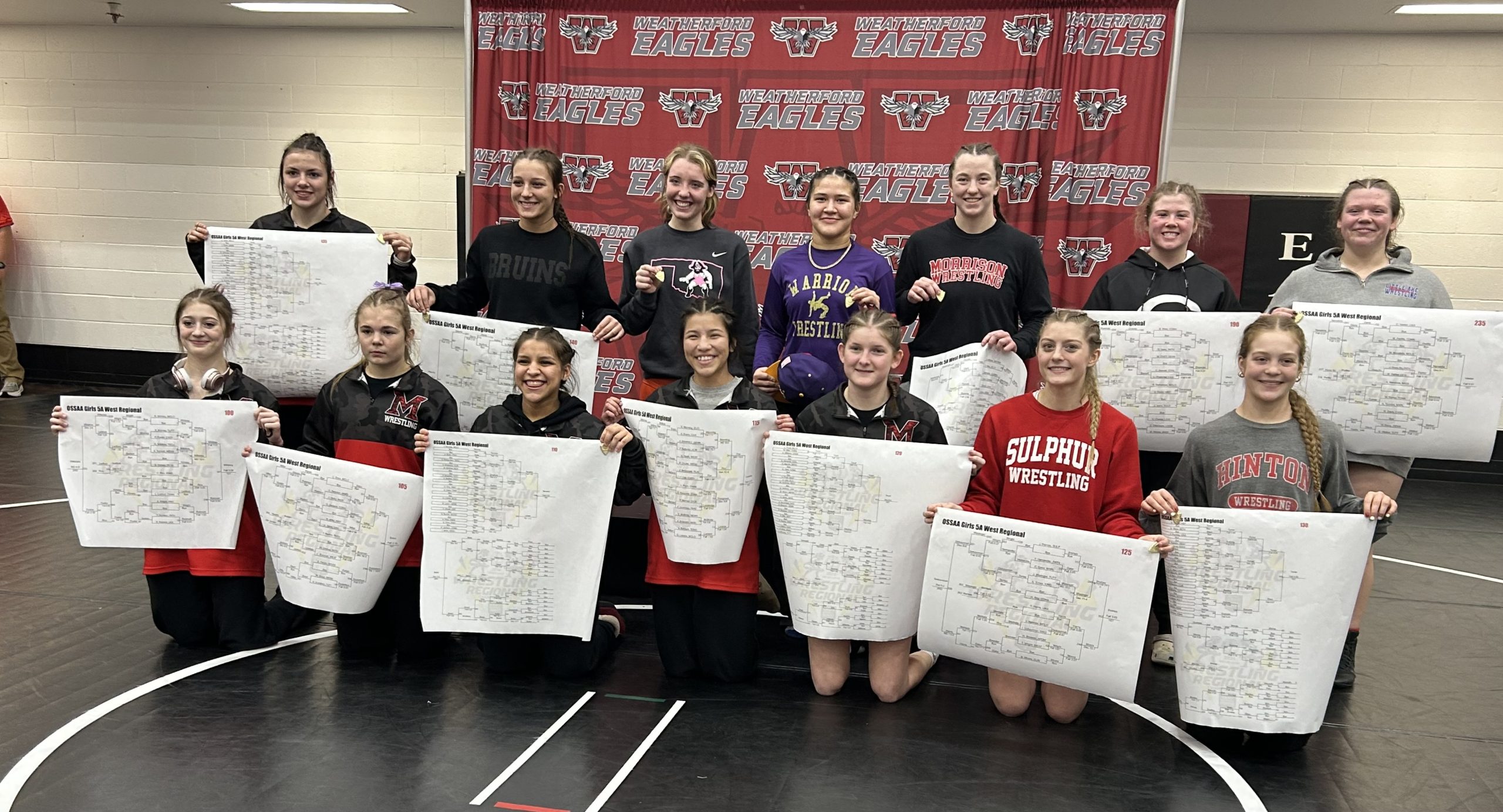 Individual Champions Girls 5A West Regional. Photo: Mark Kirk