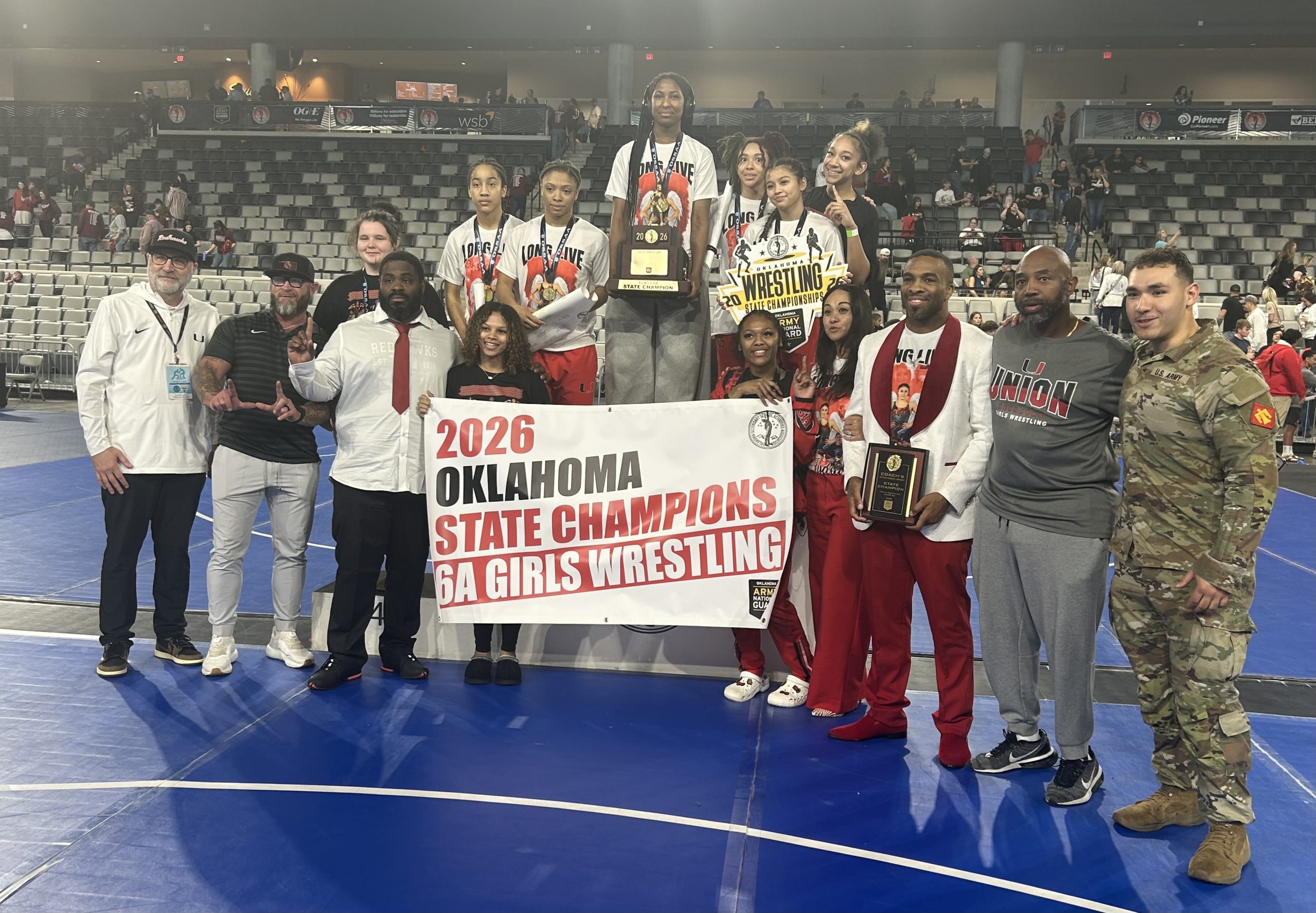 Union Girls Wrestling Shocks 6A Field; Bixby’s Azlin Makes History