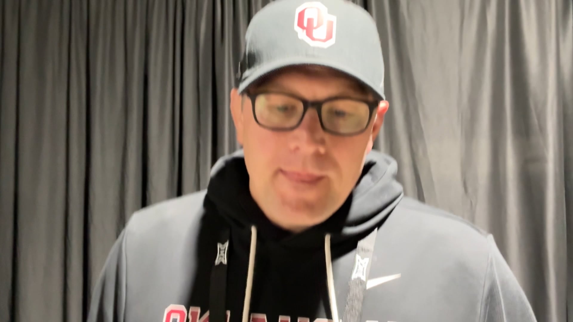 Roger Kish (Oklahoma) Big 12 Tournament Day One