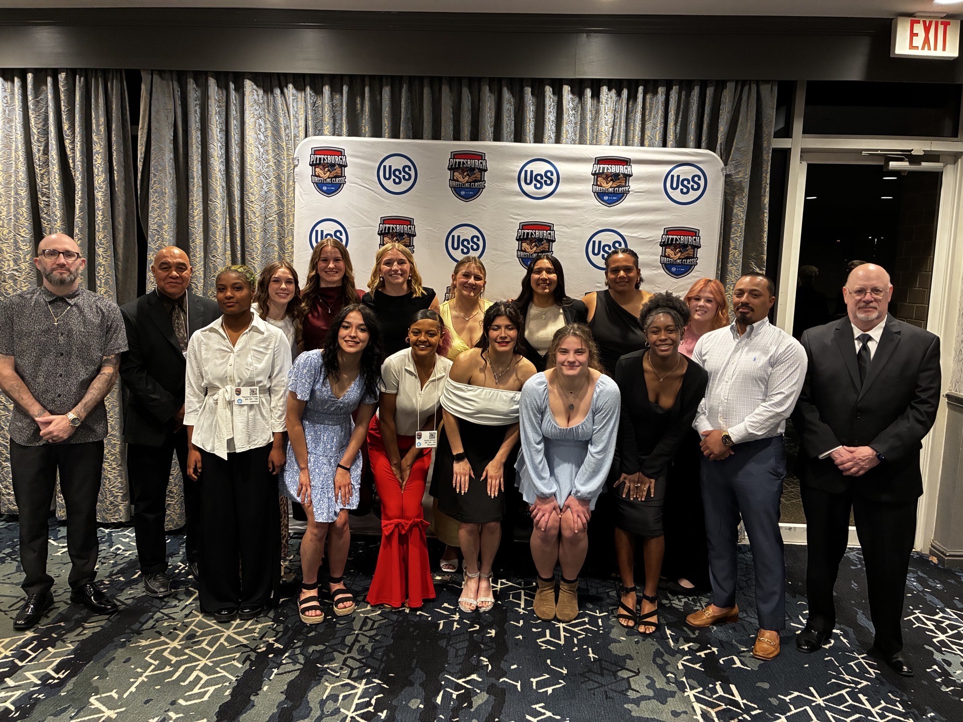 Oklahoma Girls All-Star Team after the Pittsburgh Classic Banquet
