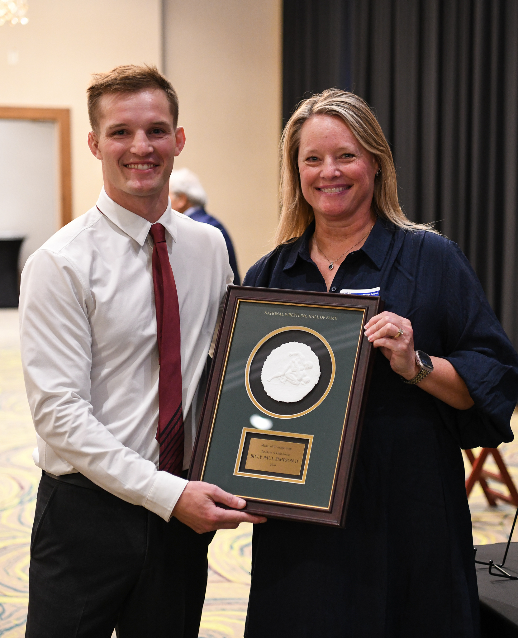 Billy Simpson with his mom Laura Lynn Simpson