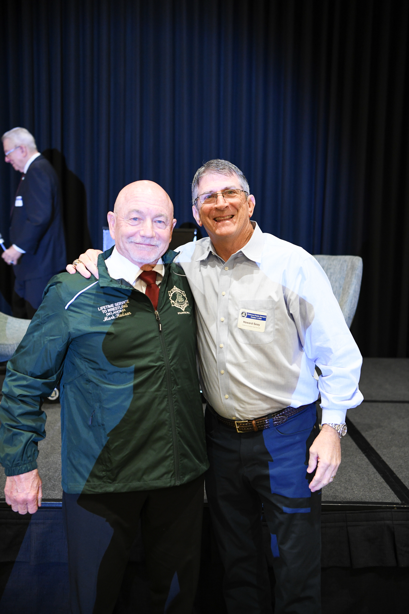 Hudson with Howard Seay