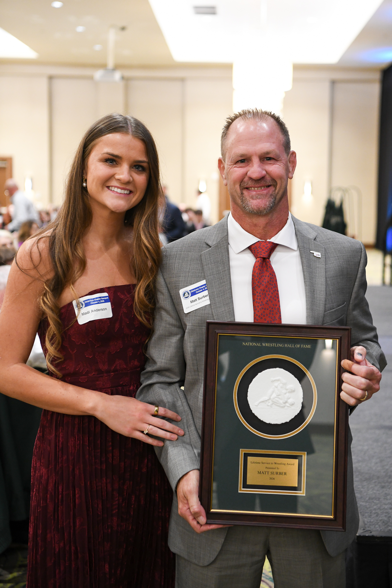 Surber with daughter, Madi Anderson